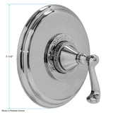 Trim for Sigma 300 Series 1/2" Thermostatic Shower Set with Charlotte Handle and No Volume Control 1.000496.V0T