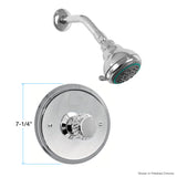 Sigma 1.001264T, Sigma Pressure Balance Shower Trim with Seville Handle and No Volume Control 1.001264T