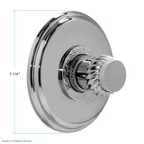 Sigma 900 Series 3/4" Thermostatic Shower Set with Seville Handle and No Volume Control