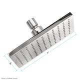 Sigma 7"x6" Rectangular  Showerhead 18.10.037