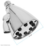 Sigma 8-Plunger Ultra 3-1/2" Showerhead 18.10.060