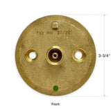 Eurotherm 3/4" Thermostatic Inverse (Reverse) Cartridge with Brass Cover 18.30.161