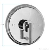 Trim for Sigma Tempress II Shower Valve with Diverter with Palermo Handle