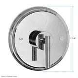 Sigma Pressure Balance Valve Trim with Palermo Handle (No Diverter)