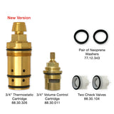 Butler Mill and Brassworks 3/4" Exposed Thermostatic Shower System Maintenance Service Pack