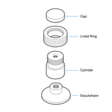 Sigma 900 Series Seville Complete Handle Assembly with Rope Ring