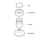 Sigma Seville Complete Handle Assembly with Smooth Ring