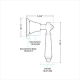 Sigma 350 Series Shutoff with Orleans Ceramic Handle