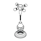Sigma 2700 Series Handle Assembly with Tremont Cross Handle