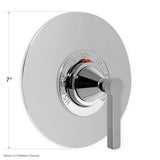 Trim Only for Sigma Contemporary Thermostatic Shower Set with Carina Handle 1.072896.V0T
