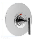Trim Only for Sigma Contemporary Thermostatic Shower Set with Polaris II Handle 1.074996.V0T