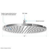 Sigma Contemporary 12" Round Showerhead 18.10.047