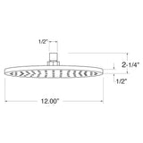 Sigma Contemporary 12" Round Showerhead 18.10.047