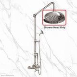12" Deluxe Rainhead Shower Head for 3/4" Thermostatic Shower Systems