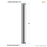 Sigma 8"x3/4" Ceiling Mount Straight Shower Neck 3/4" NPT 18.10.143