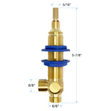 Sigma 1/2" Lavatory Valve Cold 16 Point 18.30.001
