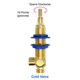 Sigma 1/2" Lavatory Valve Cold 16 Point 18.30.001