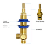 Bundle of Sigma 1/2" Hot and Cold Lavatory Valves 16 Point 18.30.001 and 18.30.002