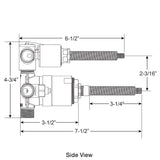 Sigma Pressure Balance Shower Valve with 2-Way Diverter 18.30.063