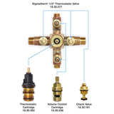 Service Pack 1 for Sigmatherm 1/2" Thermostatic Shower Valve