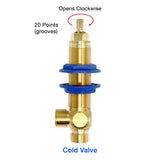 Sigma 1/2" Lavatory Valve Cold 20 Point 78.30.001
