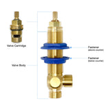 Bundle of Sigma 1/2" Hot and Cold Lavatory Valves 20 Point 78.30.002 and 78.30.001