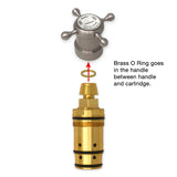 Butler Mill and Brassworks 3/4" Exposed Thermostatic Cartridge 20 Point 88.30.326