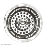 3-1/2" Twist Lock Wing Nut Kitchen Basket Strainer