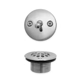 Tub Strainer and Waste Cover with Trip Lever