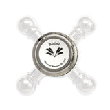Button with Metal Ring for Butler Mill and Brassworks Ltd. Cross Handle