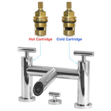 Bundle of Hot and Cold Cartridges for Waterdecor Bridge Lavatory Faucet