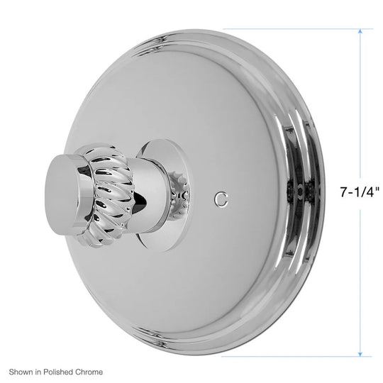 Sigma Pressure Balance Valve Trim with Seville Handle and No Diverter