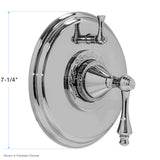 Sigma 1.001796.V1T, Trim for Sigma 300 Series 1/2" Thermostatic Shower Set with Montreal Handle and One Volume Control 1.001796.V1T