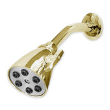 Sigma Thermostatic Shower Trim with Montreal Handle with One Volume Control in Polished Brass PVD