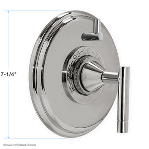 Trim for Sigma 900 Series 1/2" Thermostatic Shower Set with Palermo Handle and One Volume Control 1.004496.V1T