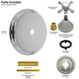 Trim for Sigma 200 Series 1/2" Thermostatic Shower Set with St. Michel Handle and No Volume Control 1.005596.V0T