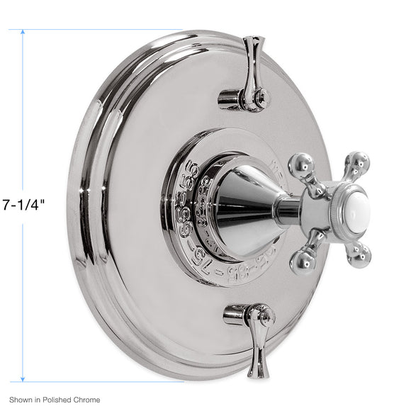 Sigma 1.005596.V2T, Trim for Sigma Series Thermostatic Shower Set with St. Michel Handle 1.005596.V2T