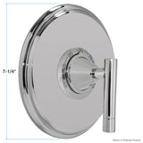 Sigma 3400 Series Thermostatic Shower Trim with Beveled Trim Plate and Polaris II Lever Handle 1.074996.V0T-18.12.012