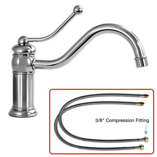 Pair of Hoses for Sigma Single Hole Kitchen Faucet 18.06.011