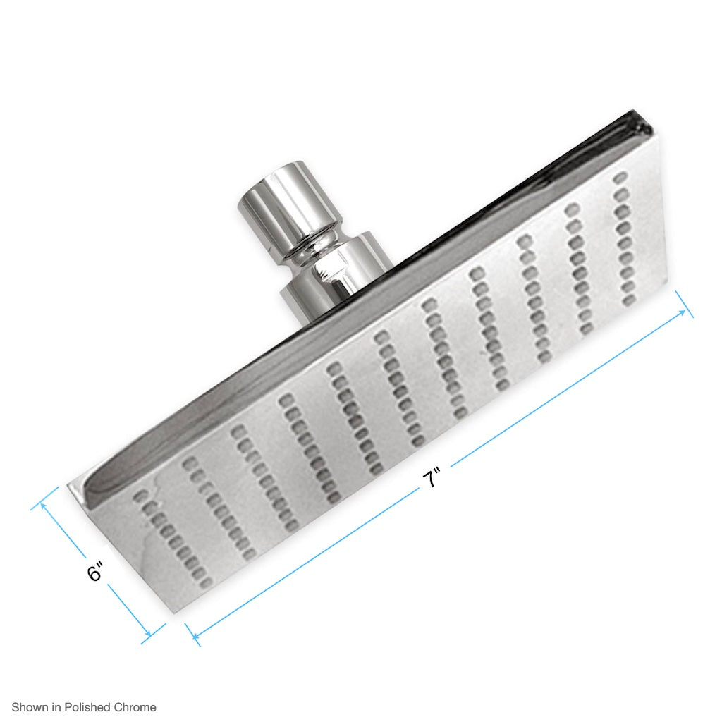 Sigma 7"x6" Rectangular Showerhead 18.10.037