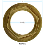 Sigma 18.15.042, Sigma Brass Lock Nut for 3/4" Roman Tub Faucet Valve 18.15.042