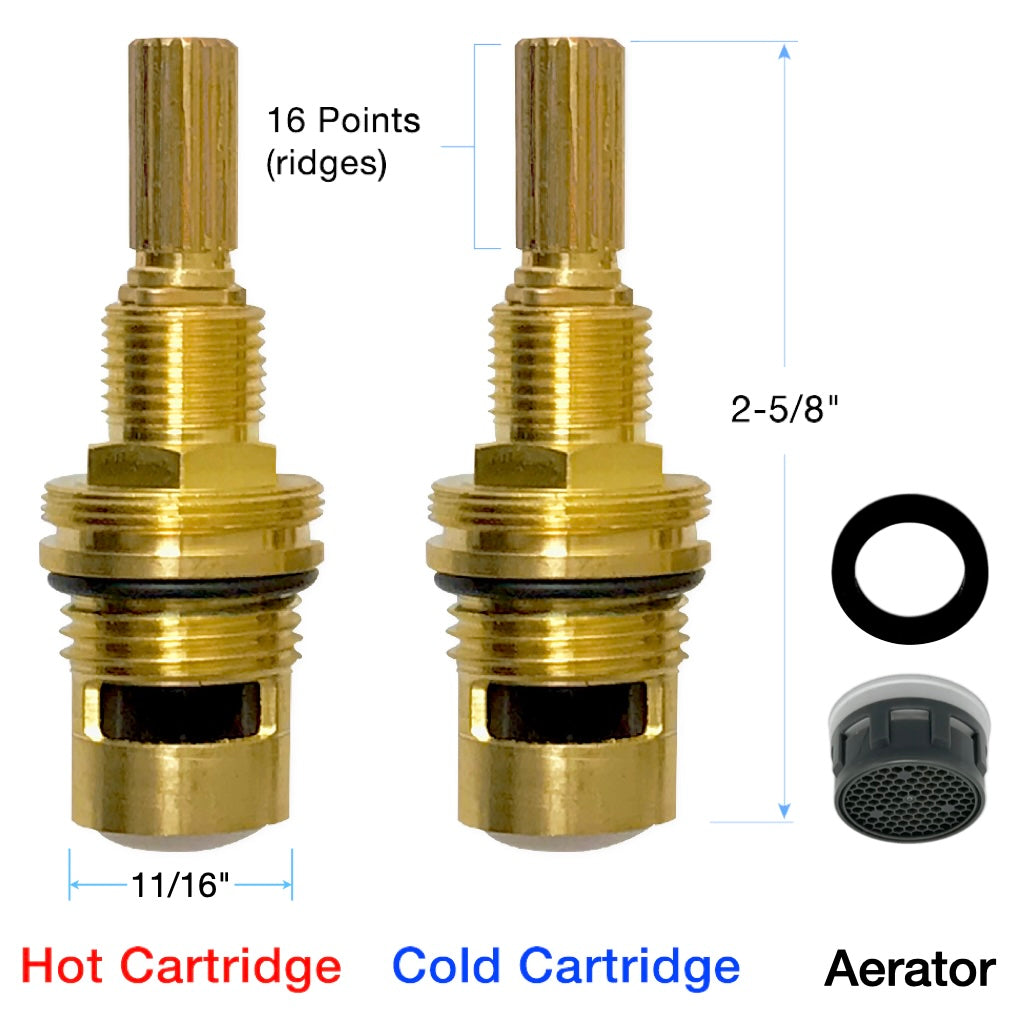 Sigma Lavatory Sink 1/2" Faucet Maintenance Service Pack 16 Point 18.30.030T and 18.30.029T and 18.07.001