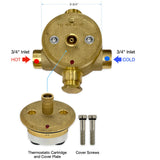 Eurotherm 3/4" Thermostatic Valve 18.30.071