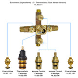 Service Pack 3 for Eurotherm (Sigmatherm) 1/2" Thermostatic Shower Valve (Newer Version)