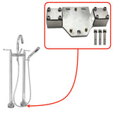 Sigma Rough Kit for Two-Legged Contemporary Floormount Tub Filler 18.30.227