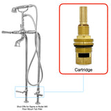 Sigma 1/2" Quarter Turn Hot Cartridge 16 Point 18.30.430 for Shut-Offs for Sigma or Butler Mill Floor Mount Tub Filler