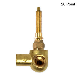 Sigma 1/2" In-Wall Cold Corner Valve 20 Point 78.30.021