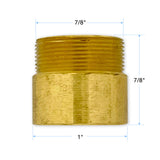 Brass Adapter Bushing for Butler Mill and Brassworks 1/2" Shower Valve