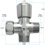 Sigma APS.10.006, Sigma Diverter for Shower Arm APS.10.006, Sigma Push-Pull Diverter for Exposed Shower Neck APS.10.006