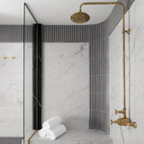 Waterworks Easton Classic Exposed Thermostatic Shower System with 8" Rainhead Showerhead